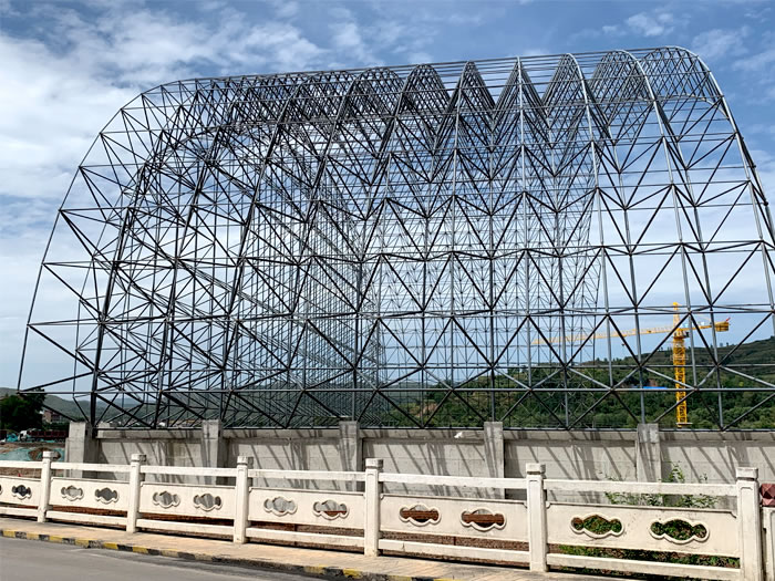 泸州山寨矿储煤棚网架